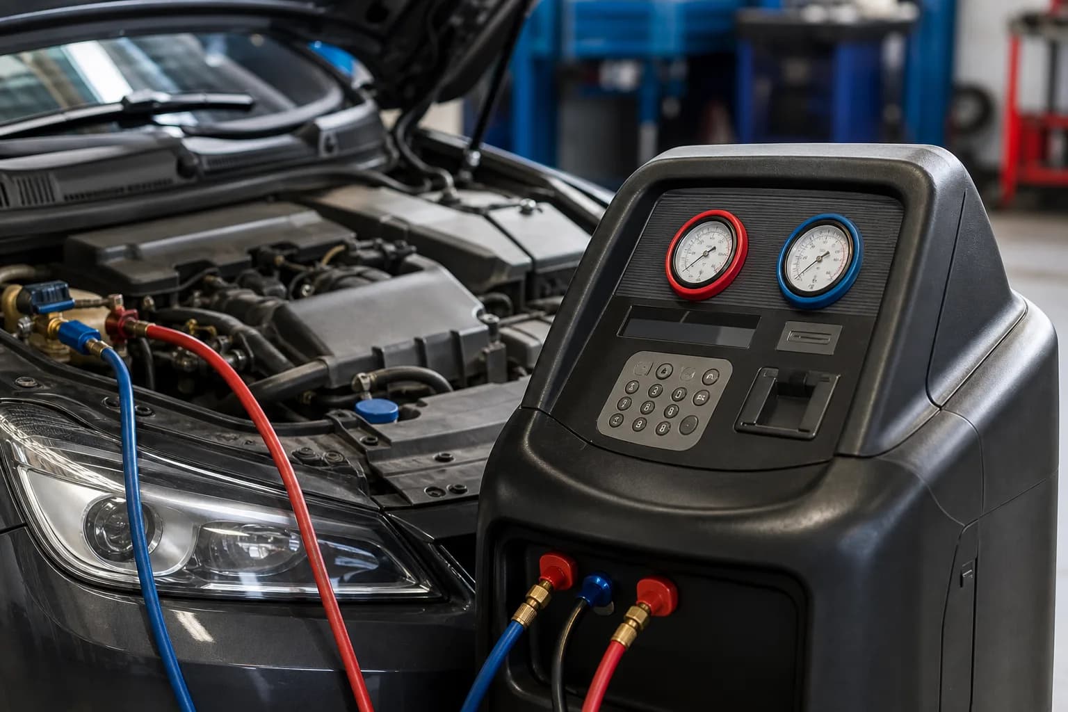Air Conditioning Regas at Binley Woods Service Centre, Coventry