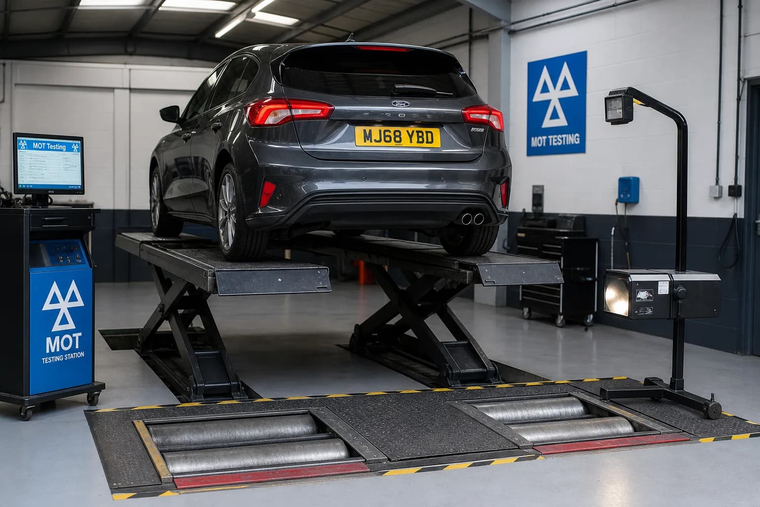 MOT Testing at Binley Woods Service Centre, Coventry